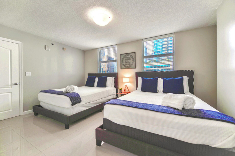 Bedroom 3, Miami Building - MetroMover Access - We Host, Miami-Dade