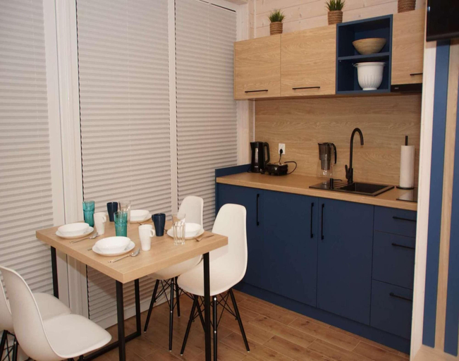 Private kitchen, Comfortable Holiday Homes With air Conditioning, Koszalin