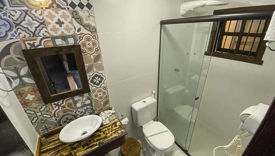 Bathroom 4, Pousada Cantinho do Pe, Guarujá