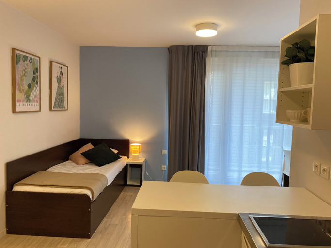 Bedroom 3, Apparteo Nantes, Loire-Atlantique