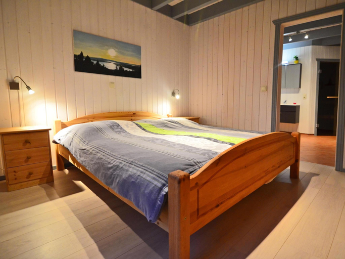 Bedroom 2, exklusives skandinavisches Ferienhaus, Mecklenburgische Seenplatte
