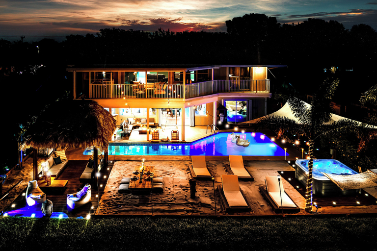 Exterior & Views 2, Palm Beach Paradise | Villa w/ Beach, Pool, Cinema & Tiki, Palm Beach
