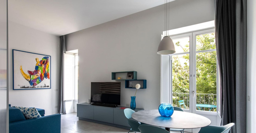 Room 3, Azul With Balcony Alla Cala by Wonderful Italy, Palermo