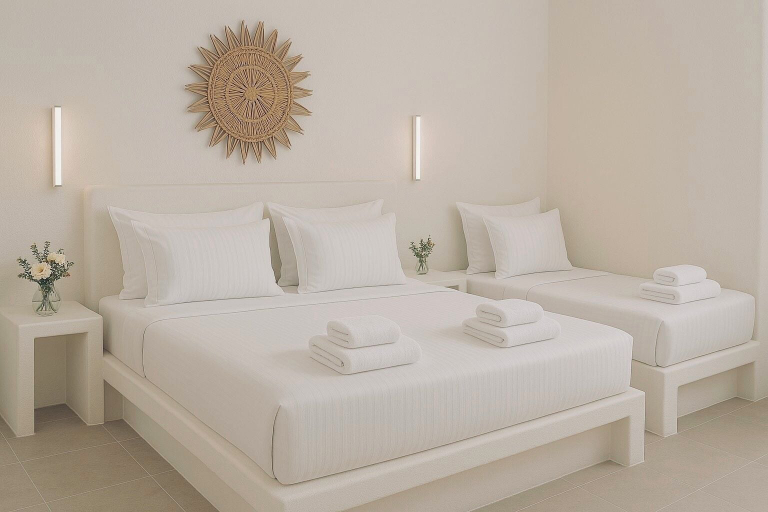 Bedroom 4, Virginia Studios, South Aegean