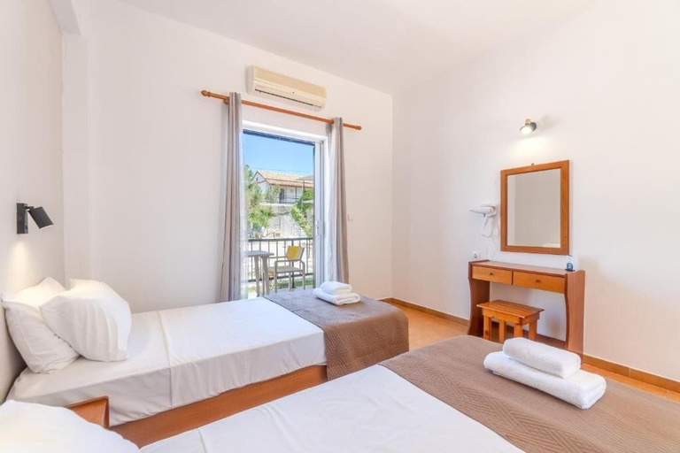 Bedroom 4, Sandy Beach Complex by Konnect - Poolside Studios and Seaside Apartments, Ionian Islands