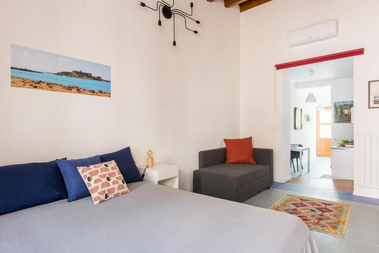 Bedroom, Casa Blu in Vucciria con Terrazza by Wonderful Italy, Palermo