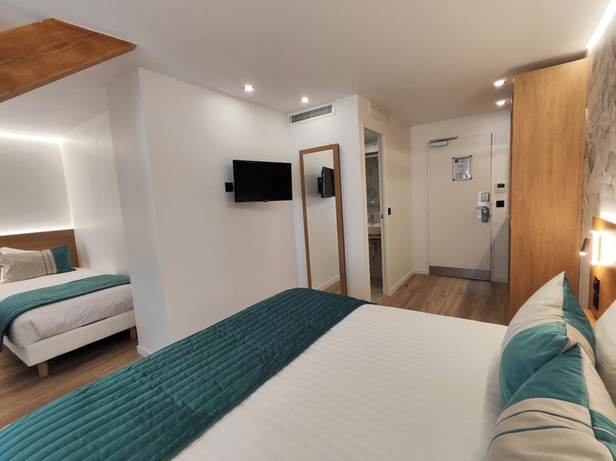 Bedroom 3, le 55 Montparnasse Hôtel, Paris