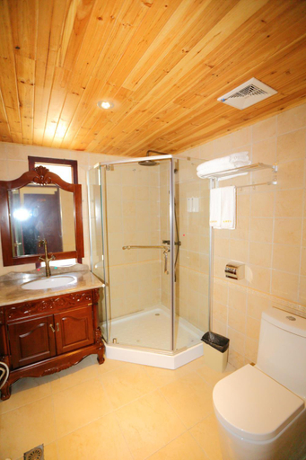 Bathroom 4, Longji Holiday Hotel, Guilin