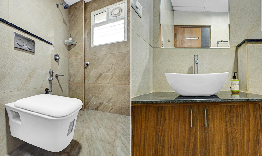 Bathroom 3, Treebo Worldtree Manyata Thanisandra, Bangalore