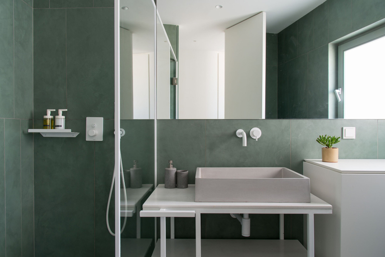 Bathroom, elegant stay centrally in Rethymno, Crete