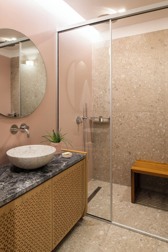 Bathroom 4, Fonte D' Oro Luxury Rooms, Crete