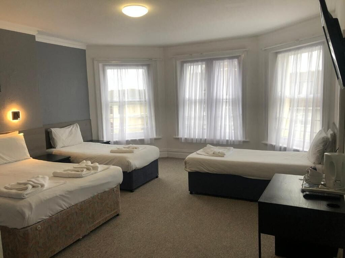 Bedroom 3, Crystal Beach Hotel, Poole