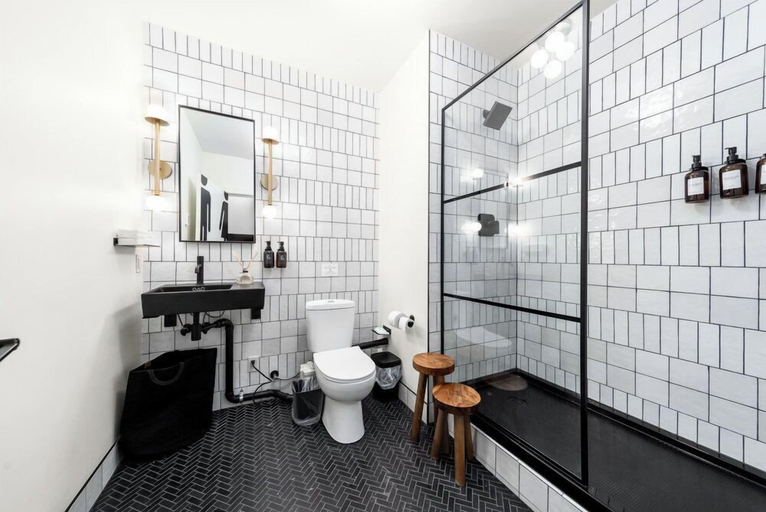 Bathroom 3, Symons Block Hotel, Spokane