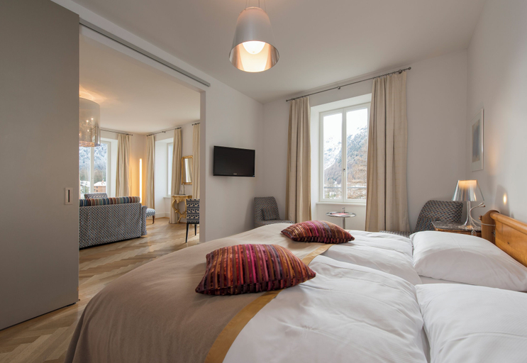Bedroom 4, Hotel Saratz Pontresina Mountain Resort & Spa, Maloja