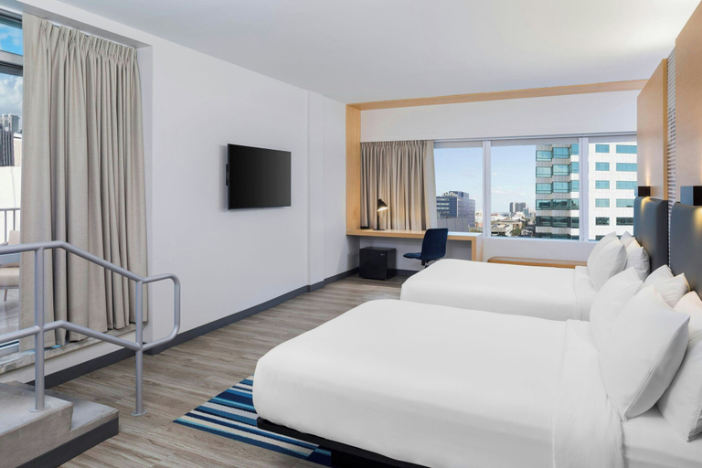 Bedroom 3, Aloft by Marriott Tampa Downtown, Hillsborough