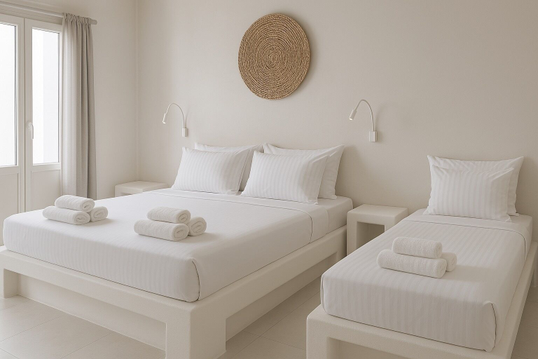 Bedroom 3, Virginia Studios, South Aegean