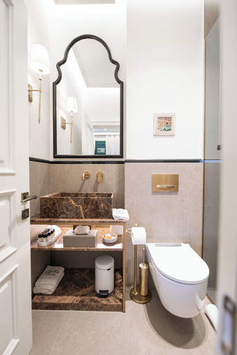 Bathroom 4, La Fe boutique Hotel Sarande, Sarandës