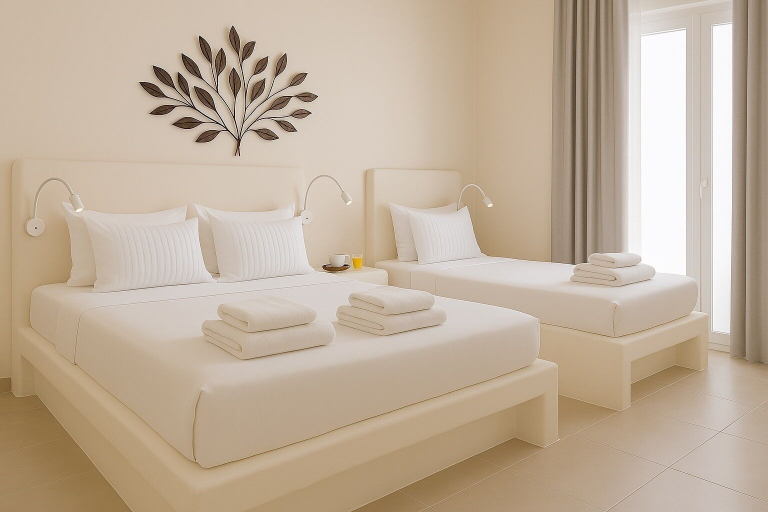 Bedroom 5, Virginia Studios, South Aegean
