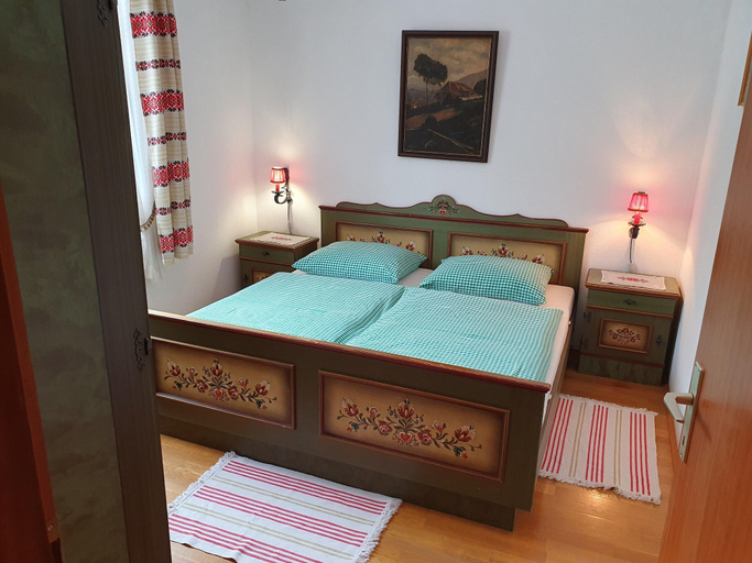 Bedroom 2, Secluded Apartment in Ferlach near Bodental Ski Lift, Klagenfurt Land