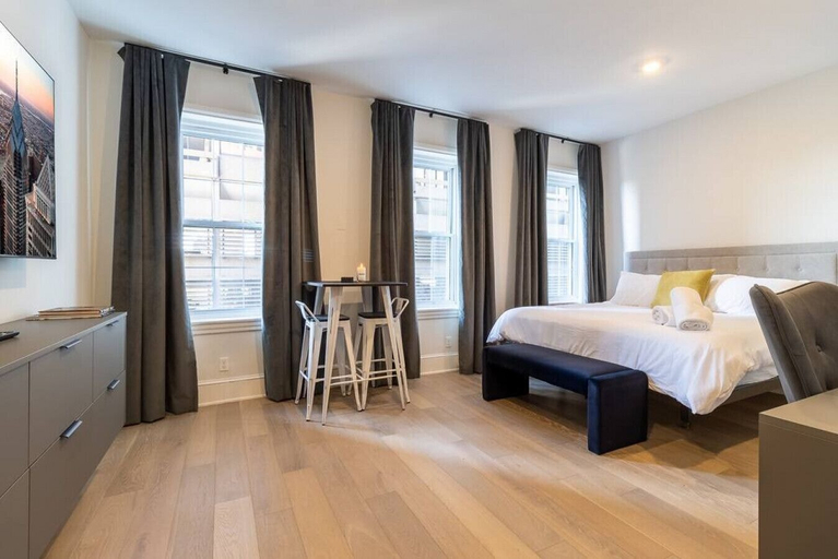 Bedroom 3, Thena Hotel - Huge Studio - Midtown, Philadelphia