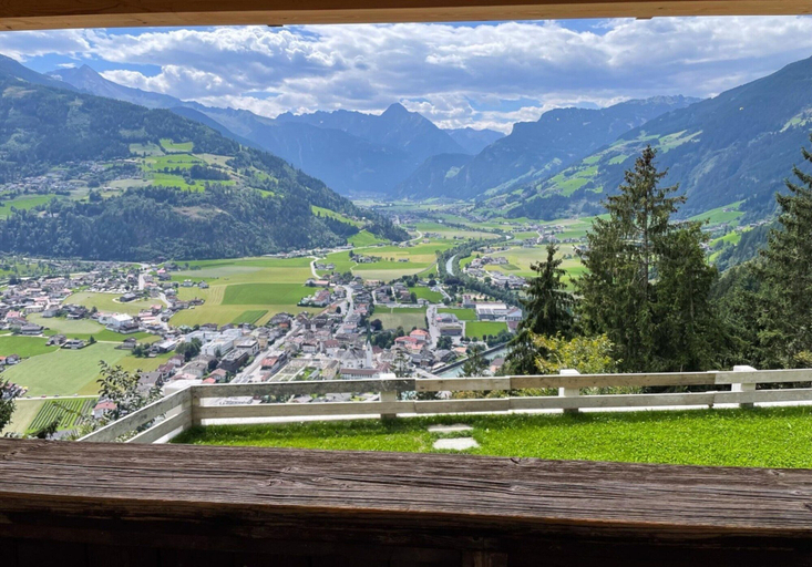 View from property 3, Holiday Home in Tyrol Near Ziller River, Schwaz