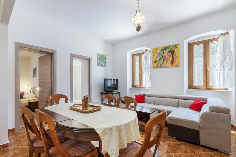 Living room, Large Holiday Home With Swimming Pool, Labin