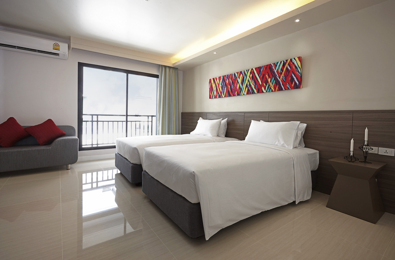 Bedroom 3, Praso @ Ratchada 12 Hotel, Huai Kwang