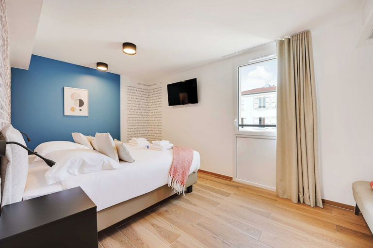 Room 2, Charming Flat With Rooftop - 1br/4p- Vanves/parc, Hauts-de-Seine