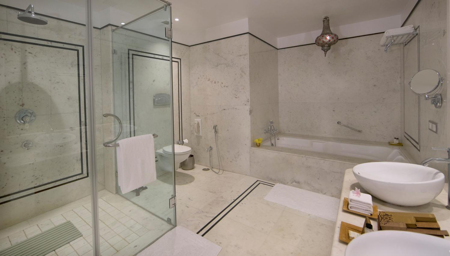 Bathroom 4, Suryagarh Jaisalmer, Jaisalmer