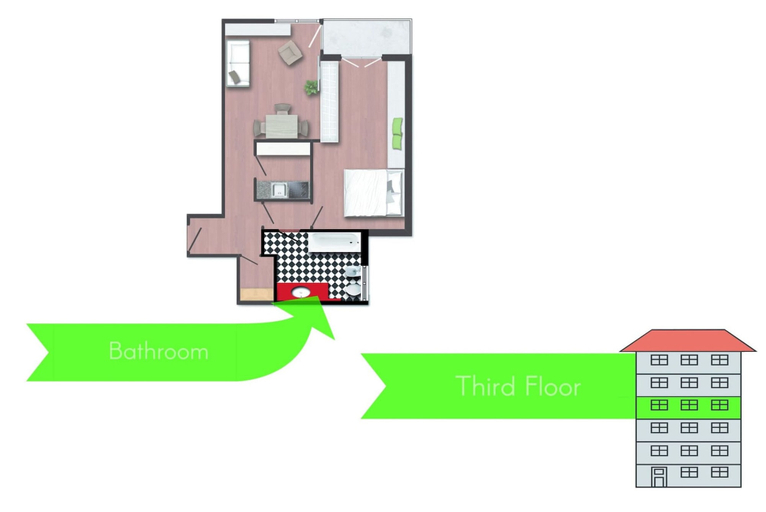 Floor plan 5, Centro Piazza San Marco 1 Bright & Central Apar, Milano