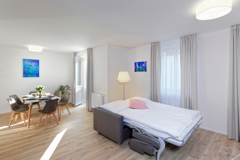 Bedroom 3, Downtown Suites Jugoslavska, Praha 1