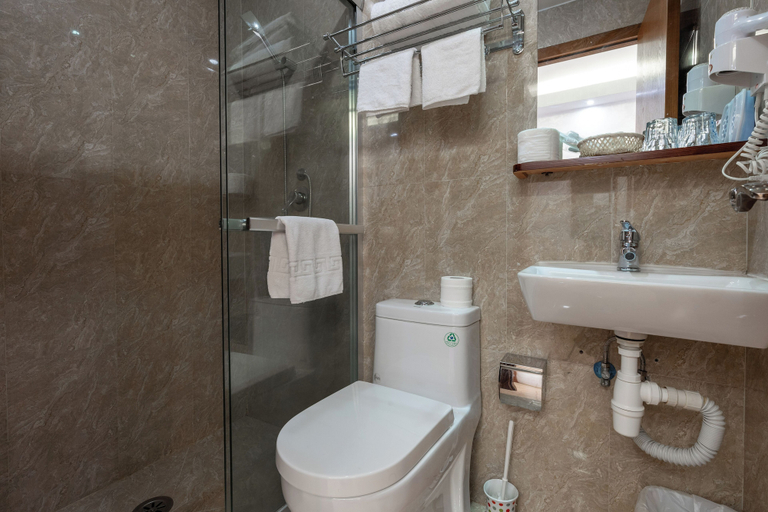 Bathroom 4, Leone d'Oro Guesthouse, Rome