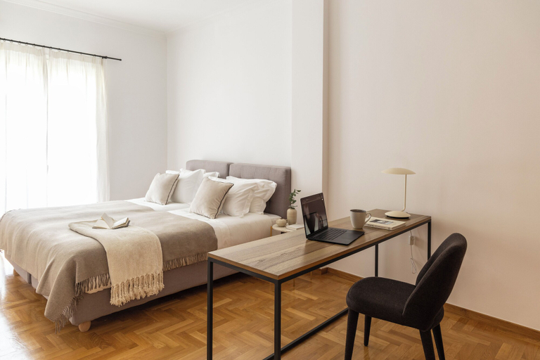 Bedroom 1, Acropolis Museum Retreat - 2 Bedroom Apartment, Attica
