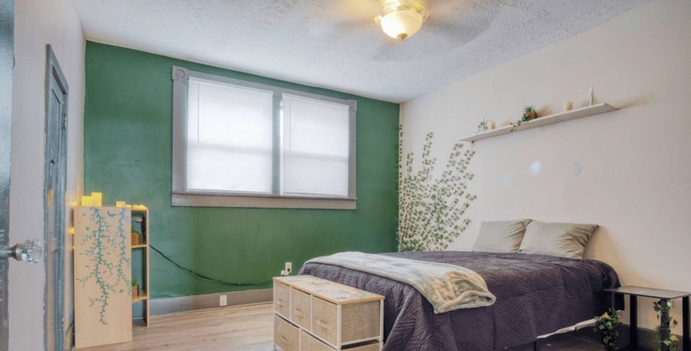 Bedroom 3, Artistic 1BR - APT - Near Downtown Mass Ave, Indianapolis