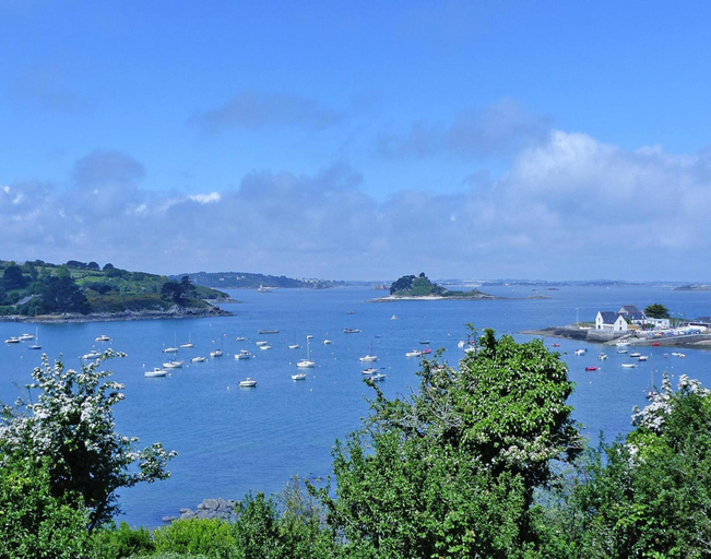 View from property 4, Comfortable Country Villa, Near Coast, Plougasnou, Finistère