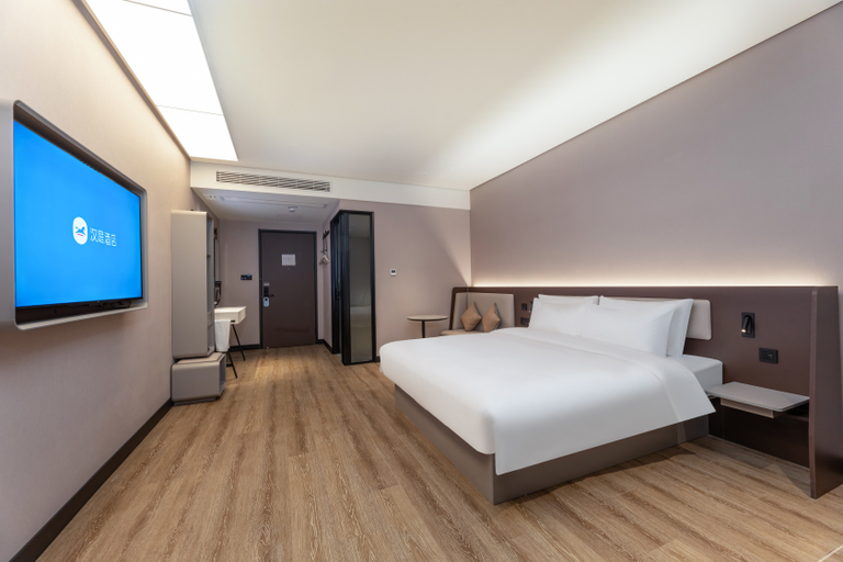 Bedroom 2, Hanting Hotel Bozhou Mengcheng County Jinggong Plaza, Bozhou