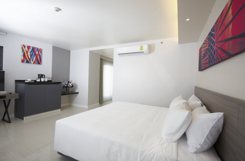 Bedroom 3, Praso @ Ratchada 12 Hotel, Huai Kwang