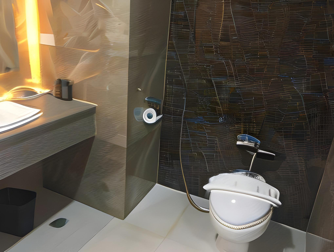 Bathroom 4, Grandview Landmark Betong Hotel, Batong