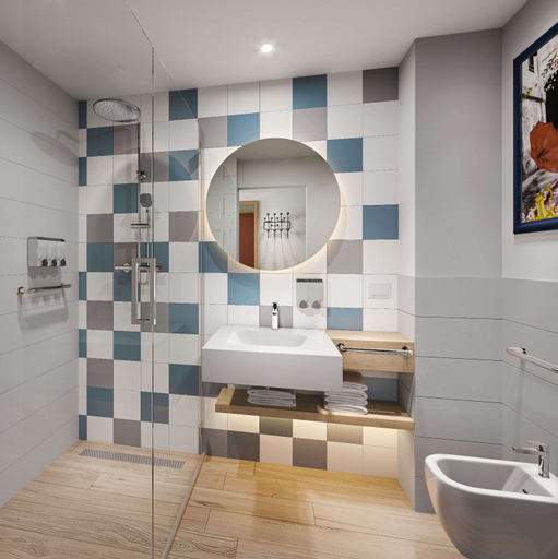 Bathroom 3, Hampton By Hilton Venice Isola Nuova, Venezia