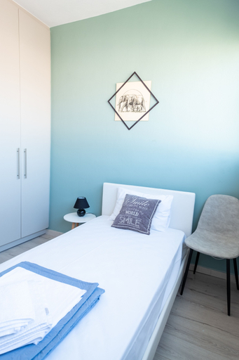 Bedroom 3, Premium Homes by Athens Stay, Attica