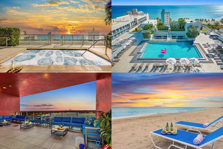 Sport & Beauty 5, Best Stay| Rooftop Pool|Hollywood Beach Board–walk, Broward
