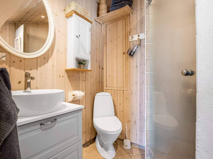 Bathroom, 4 Star Holiday Home in Borkop, Vejle