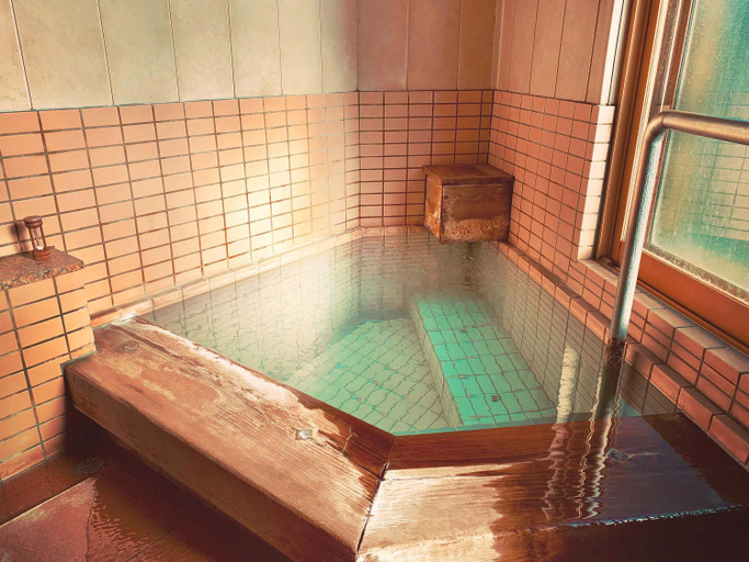 Bathroom, Kusatsu-Onsen Kirishimaya Ryokan, Kusatsu