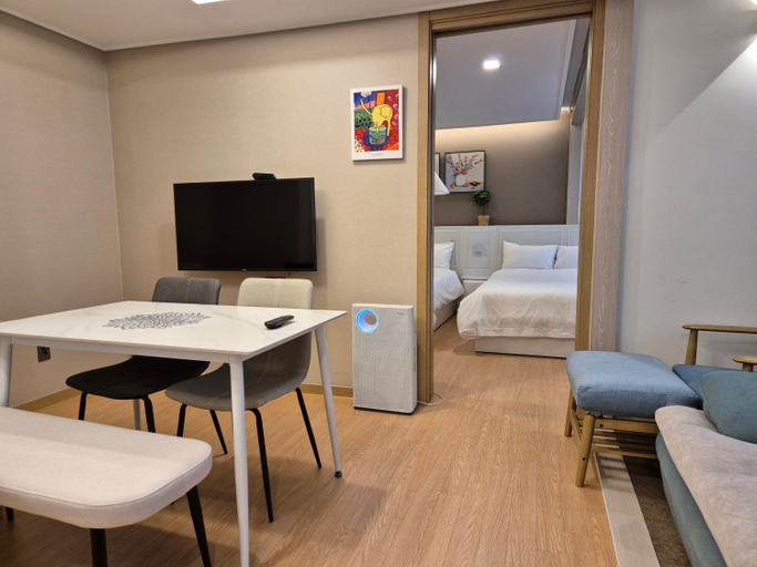 Bedroom 2, The solid residence - Elbon the stay by haeundae, Haeundae