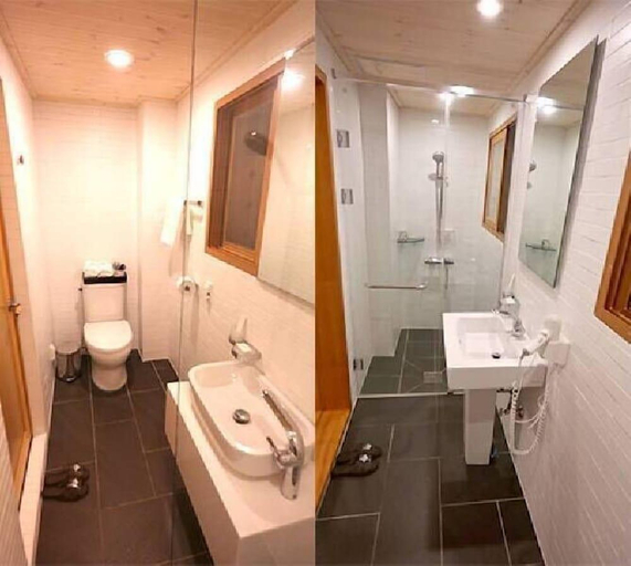 Bathroom 3, Gyeongju Hwangnamkwan Hanok Hotel, Gyeongju