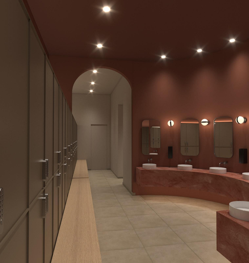Bathroom, Literal Hotel, Málaga