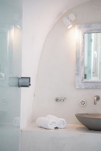 Bathroom 5, On The Rocks Hotel, South Aegean