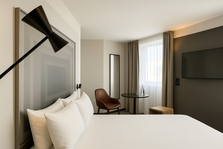Bedroom 4, ibis Vichy, Allier