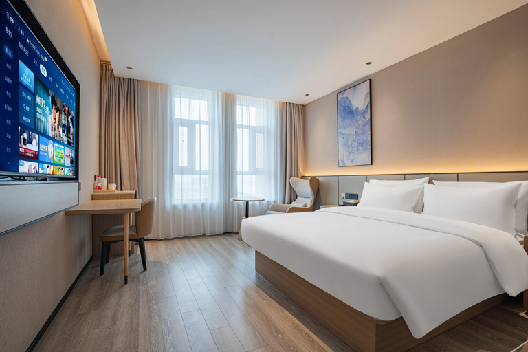 Bedroom 2, Starway Hotel Yumen Times Shopping Plaza, Jiuquan