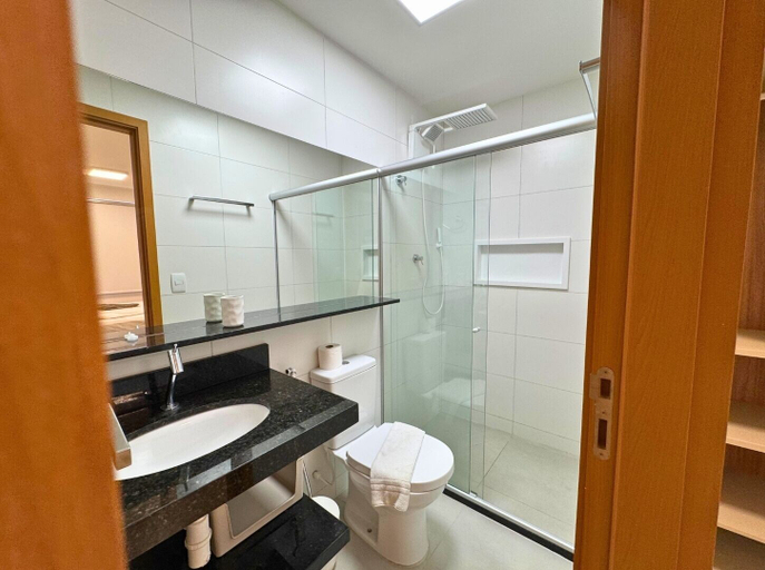 Bathroom, Studio Design 3 Apt 902, Maceió (capital)